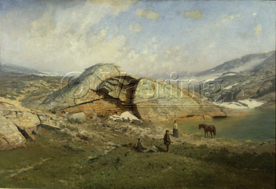 Andreas Disen (1845-1923), 
Size; 160x110 cm, 
Genre: Oil
Location: Private, 
Photo: Per Henrik Petersson